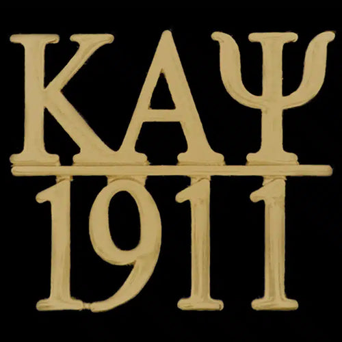 G1064-KAPPA ALPHA PSI KAP_1911 Chapter Bar Lapel Pin In Gold 200
