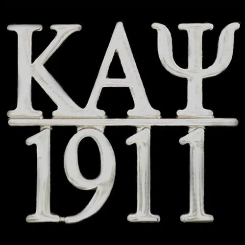 G1064S-KAPPA ALPHA PSI KAP_1911 Chapter Bar Lapel Pin In SILVER 200