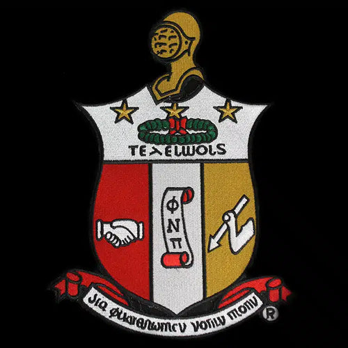 G4293-KAPPA ALPHA PSI 10 1/2″ Shield Emblem W/Heat Seal Backing 1100