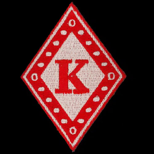 G430-KAPPA ALPHA PSI 2 7_8″T Diamond Emblem W_Heat Seal Backing 225