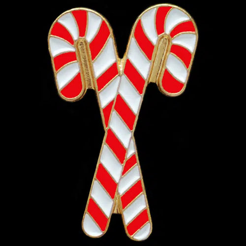 G443-KAPPA ALPHA PSI  1″ Candy Cane Lapel Pin 150