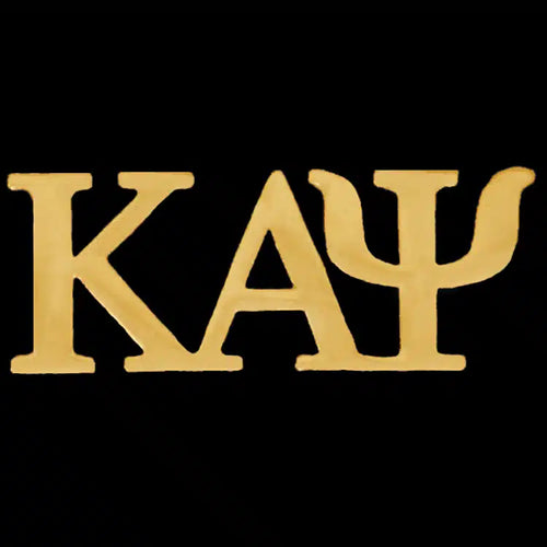 G447-KAPPA ALPHA PSI 1 INCH Gold Letters Lapel Pin 175