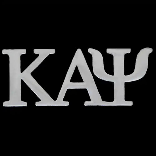 G447S-KAPPA ALPHA PSI 1 INCH SILVER Letters Lapel Pin 175