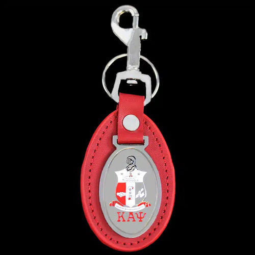 G463-KAPPA ALPHA PSI LEATHER KEY FOB 450