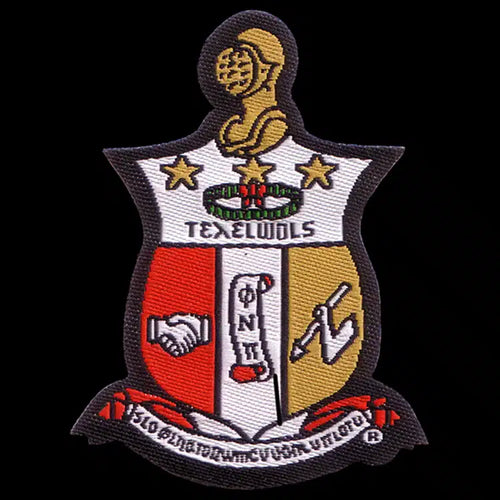 G943-KAPPA ALPHA PSI 2 INCH Woven Shield W_Heat Seal Backing 200