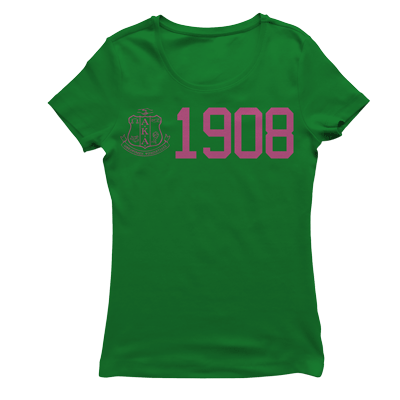 Alpha Kappa Alpha CREST YEAR HORIZONTAL T-shirt