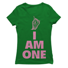 Load image into Gallery viewer, Alpha Kappa Alpha I AM ONE T-shirt