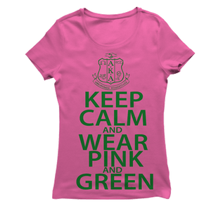 Alpha Kappa Alpha KEEP CALM T shirt