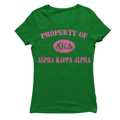 Alpha Kappa Alpha PROPERTY OF VINTAGE T-shirt