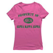 Load image into Gallery viewer, Alpha Kappa Alpha PROPERTY OF VINTAGE T-shirt