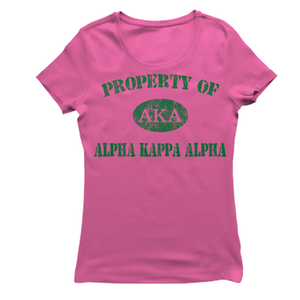 Alpha Kappa Alpha PROPERTY OF VINTAGE T-shirt