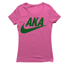 Load image into Gallery viewer, Alpha Kappa Alpha SWOOSH T-shirt