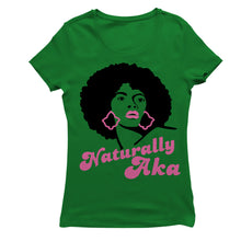 Load image into Gallery viewer, Alpha Kappa Alpha AFRO LADY T-shirt