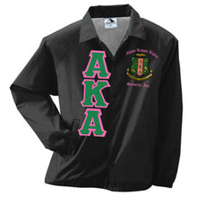 Load image into Gallery viewer, Alpha Kappa Alpha Crossing Jacket Crest&amp;Letters
