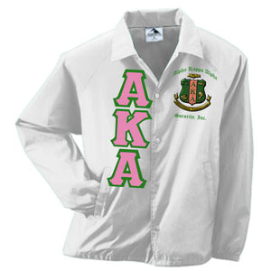 Alpha Kappa Alpha Crossing Jacket Crest&Letters