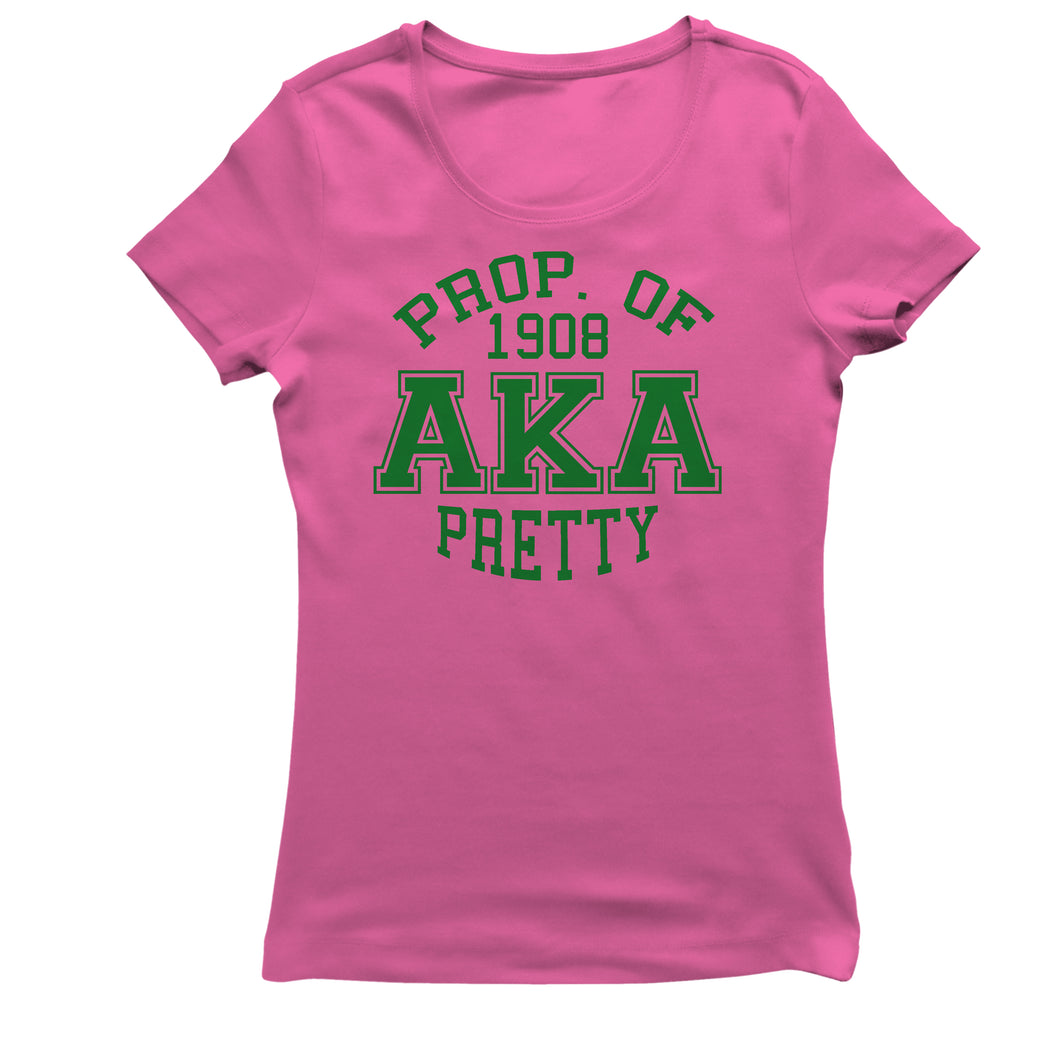Alpha Kappa Alpha PROPERTY OF VARSITY T-shirt