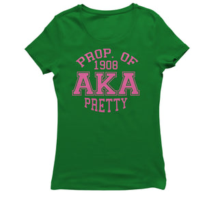 Alpha Kappa Alpha PROPERTY OF VARSITY T-shirt