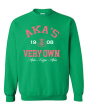 Load image into Gallery viewer, Alpha Kappa Alpha Very-Own Crewneck