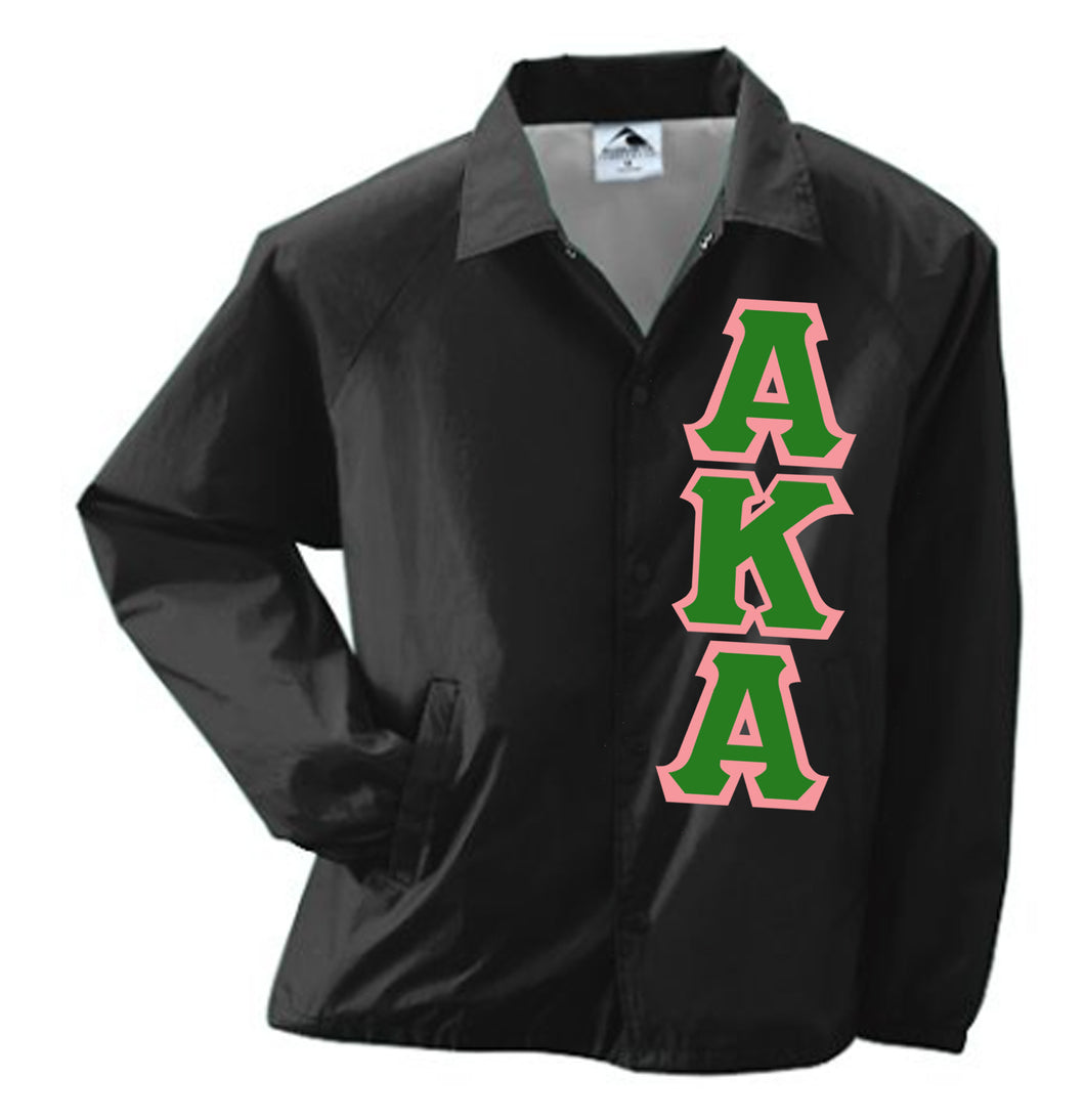 Alpha Kappa Alpha Crossing Jacket Letters