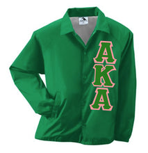Load image into Gallery viewer, Alpha Kappa Alpha Crossing Jacket Letters
