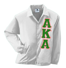 Load image into Gallery viewer, Alpha Kappa Alpha Crossing Jacket Letters