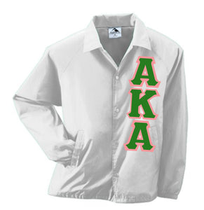 Alpha Kappa Alpha Crossing Jacket Letters