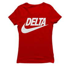 Load image into Gallery viewer, Delta Sigma Theta SWOOSH T-shirt