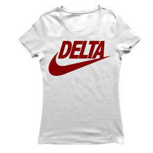 Load image into Gallery viewer, Delta Sigma Theta SWOOSH T-shirt