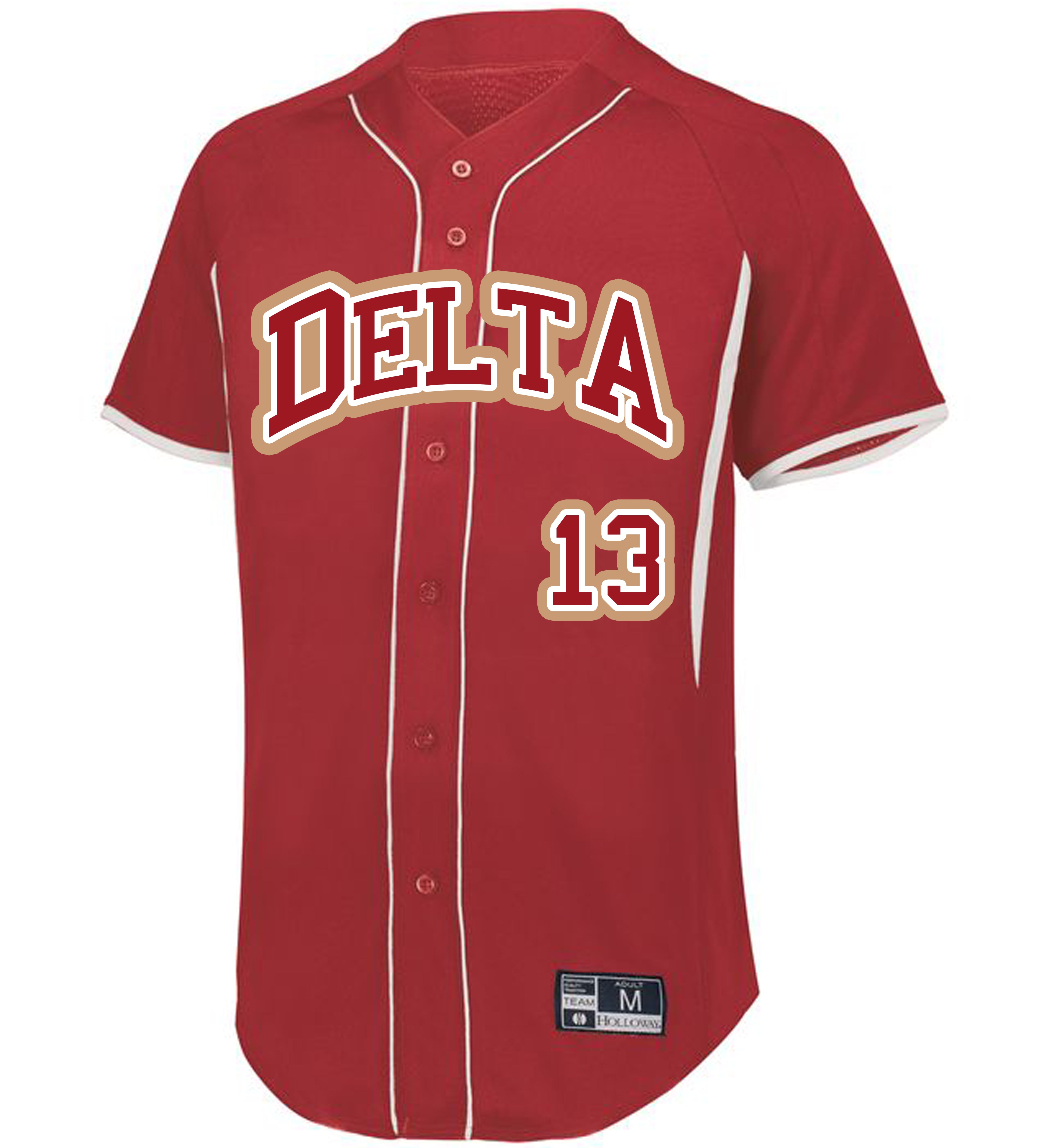 Delta Denim Baseball Jersey