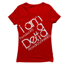 Load image into Gallery viewer, Delta Sigma Theta WHO AM I  T-shirt