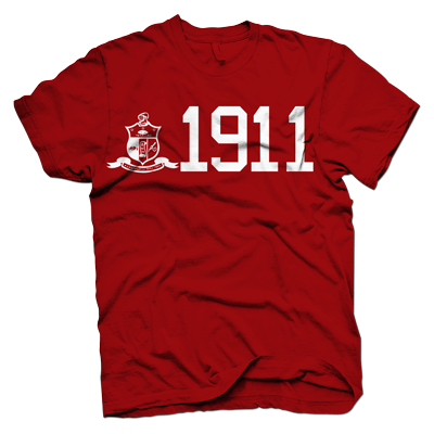 Kappa Alpha Psi CREST YEAR HORIZONTAL T-shirt