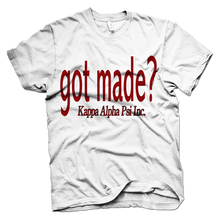Load image into Gallery viewer, Kappa Alpha Psi GOT MADE T-shirt