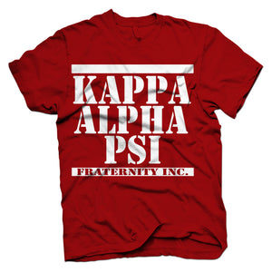 Kappa Alpha Psi ARMY STACKED T-shirt