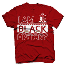 Load image into Gallery viewer, Kappa Alpha Psi I AM BLACK HISTORY T-shirt