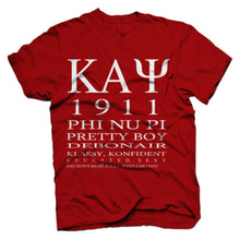 Load image into Gallery viewer, Kappa Alpha Psi ALL I SEE T-shirt