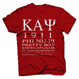 Kappa Alpha Psi ALL I SEE T-shirt