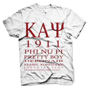 Kappa Alpha Psi ALL I SEE T-shirt