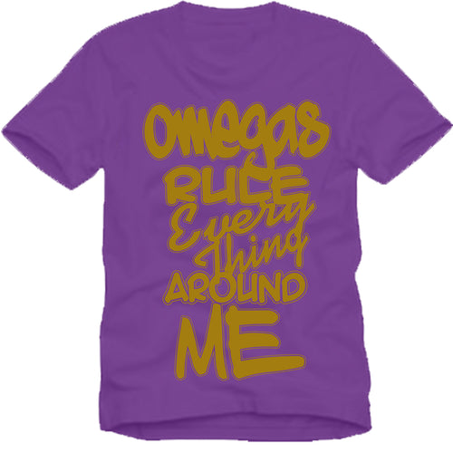 Omega Psi Phi EVERYTHING AROUND ME T-shirt