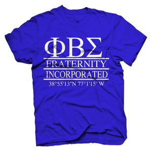 Phi Beta Sigma COORDINATES T-shirt