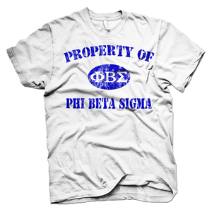 Phi Beta Sigma PROPERTY OF VINTAGE T-shirt