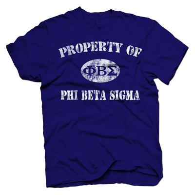 Phi Beta Sigma PROPERTY OF VINTAGE T-shirt