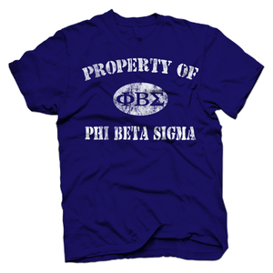 Phi Beta Sigma PROPERTY OF VINTAGE T-shirt