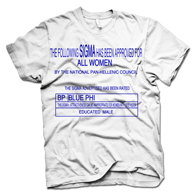 Phi Beta Sigma RATED T-shirt