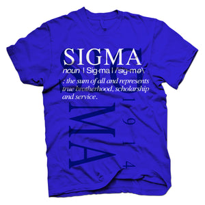 Phi Beta Sigma Definition T-shirt