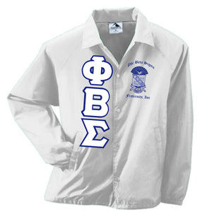 Phi Beta Sigma Crossing Jacket Crest&Letters