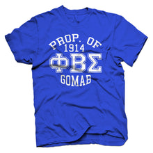 Load image into Gallery viewer, Phi Beta Sigma PROPERTY OF VARSITY T-shirt