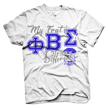 Load image into Gallery viewer, Phi Beta Sigma BRAG DIFFERENT T-shirt