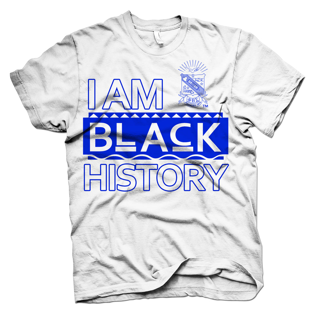 Phi Beta Sigma I AM BLACK HISTORY T-shirt