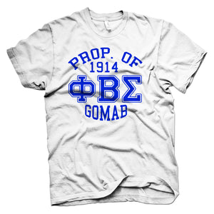 Phi Beta Sigma PROPERTY OF VARSITY T-shirt
