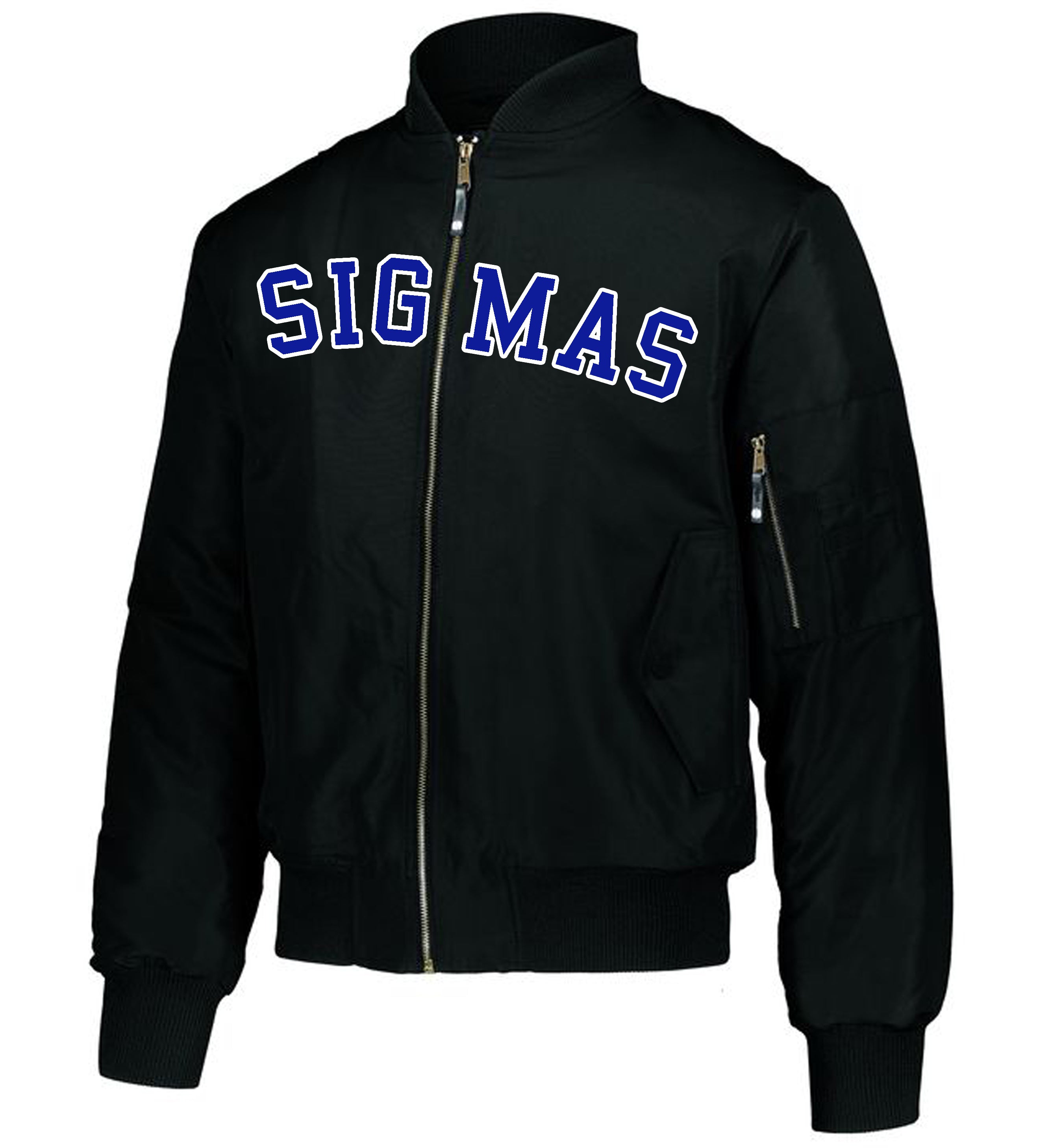 Phi beta sigma black bomber jacket discount